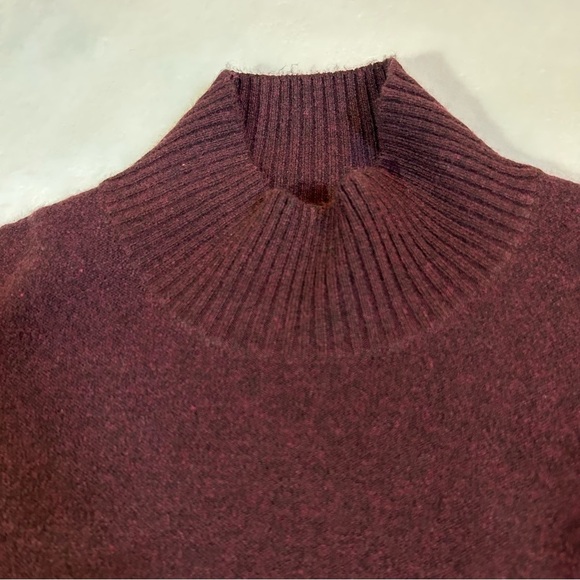 Calvin Klein Jeans Turtleneck Acrylic Blend Sweater Burgundy Size XL - Picture 9 of 16